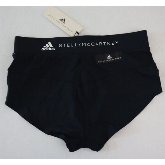 adidas x Stella McCartney DW9547 Women's Sz Medium Black Triathlon Shorts - Picture 2 of 9